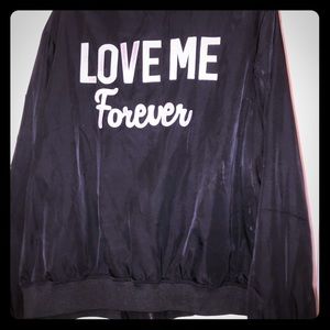 Satin bomber jacket